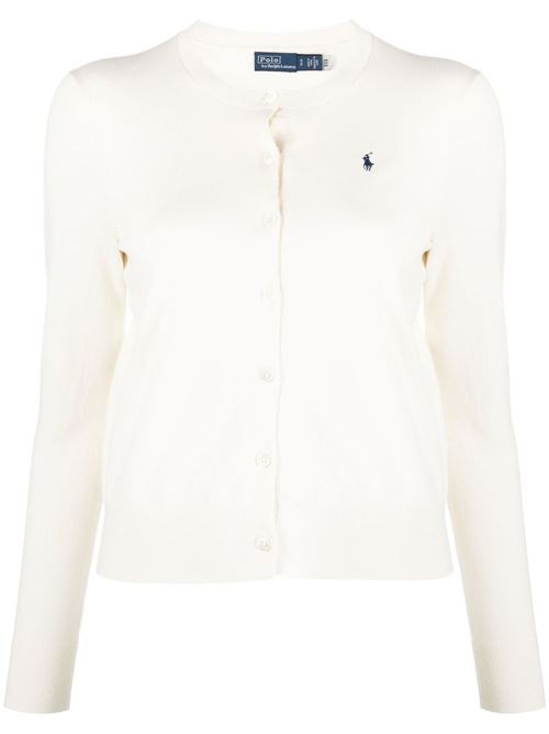 Cardigan donna bianco POLO RALPH LAUREN | 211891672001